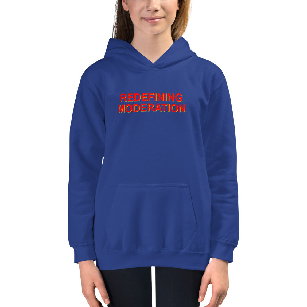 Redefining Moderation - Kids Hoodie