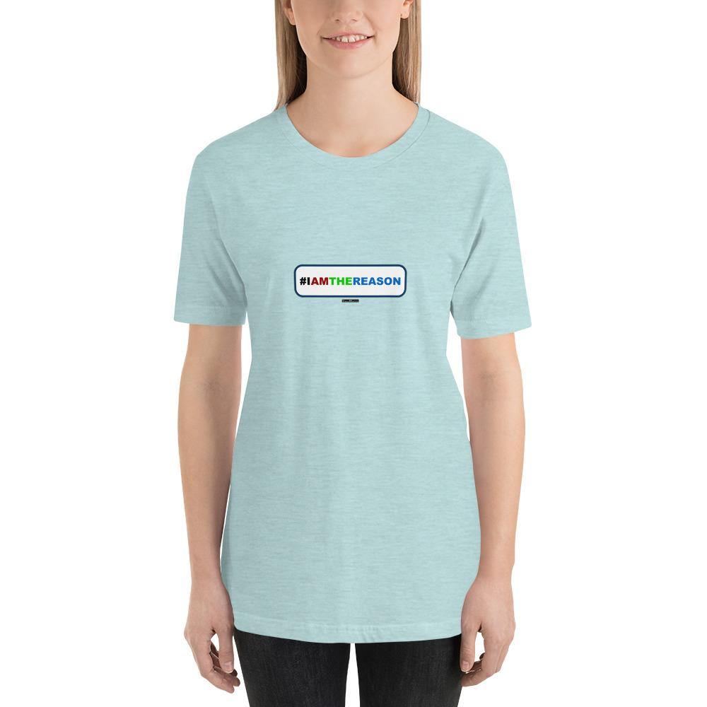 #IAMTHEREASON - Short-Sleeve Ladies' T-Shirt - Unminced Words