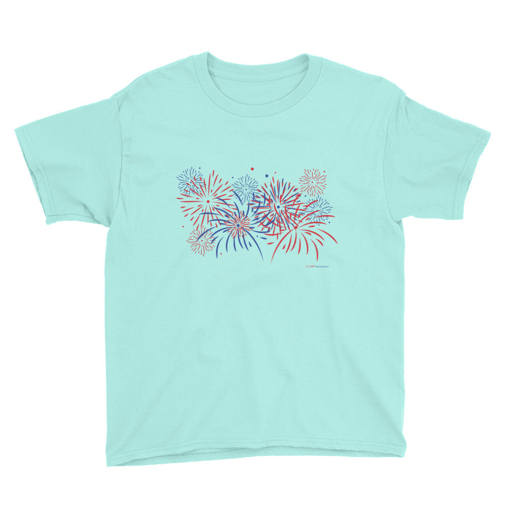 Fireworks - Youth Short Sleeve T-Shirt - Unminced Words
