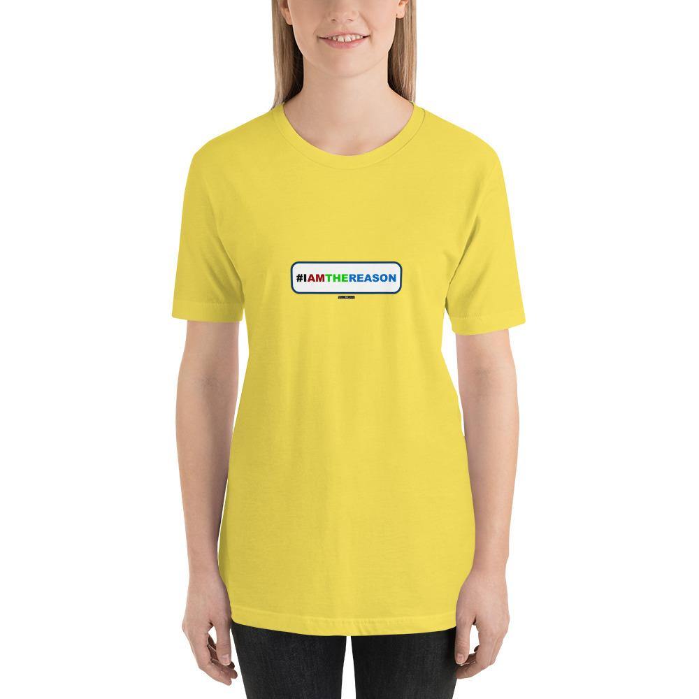#IAMTHEREASON - Short-Sleeve Ladies' T-Shirt - Unminced Words