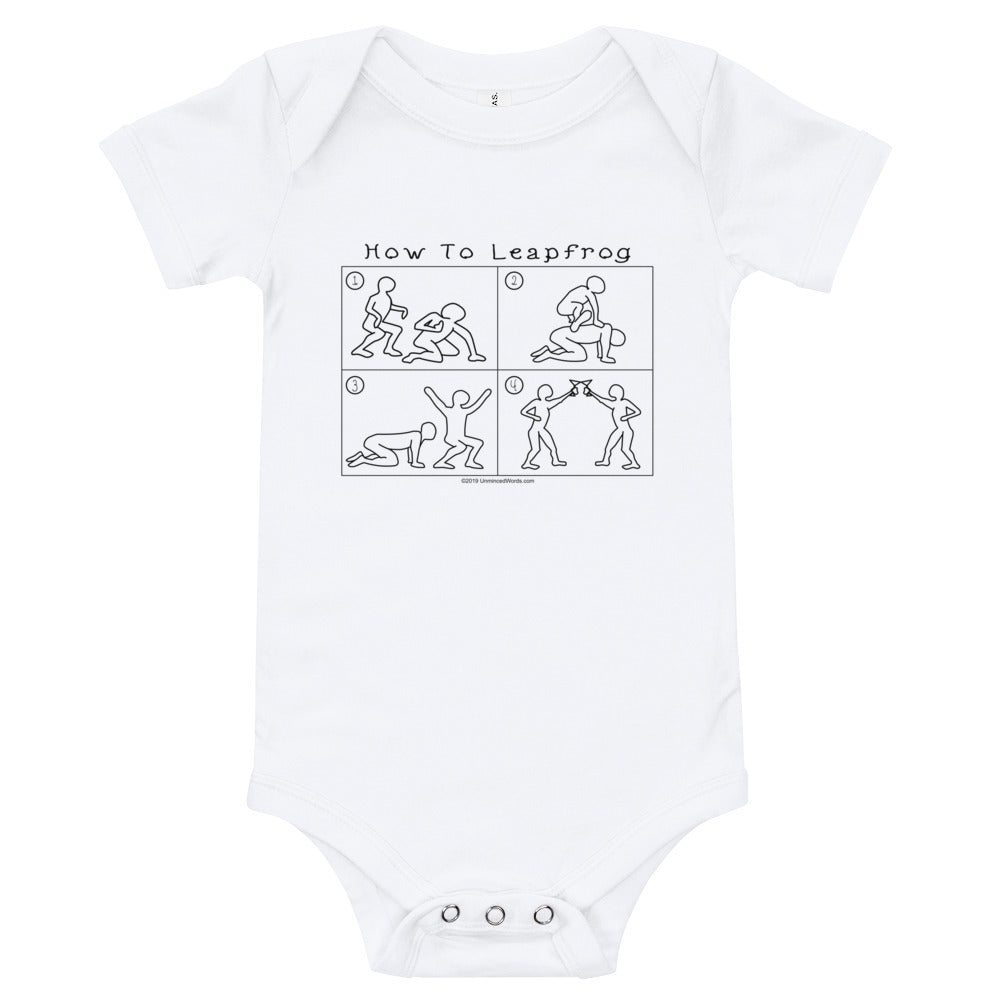 How To Leapfrog - Onesie - Unminced Words