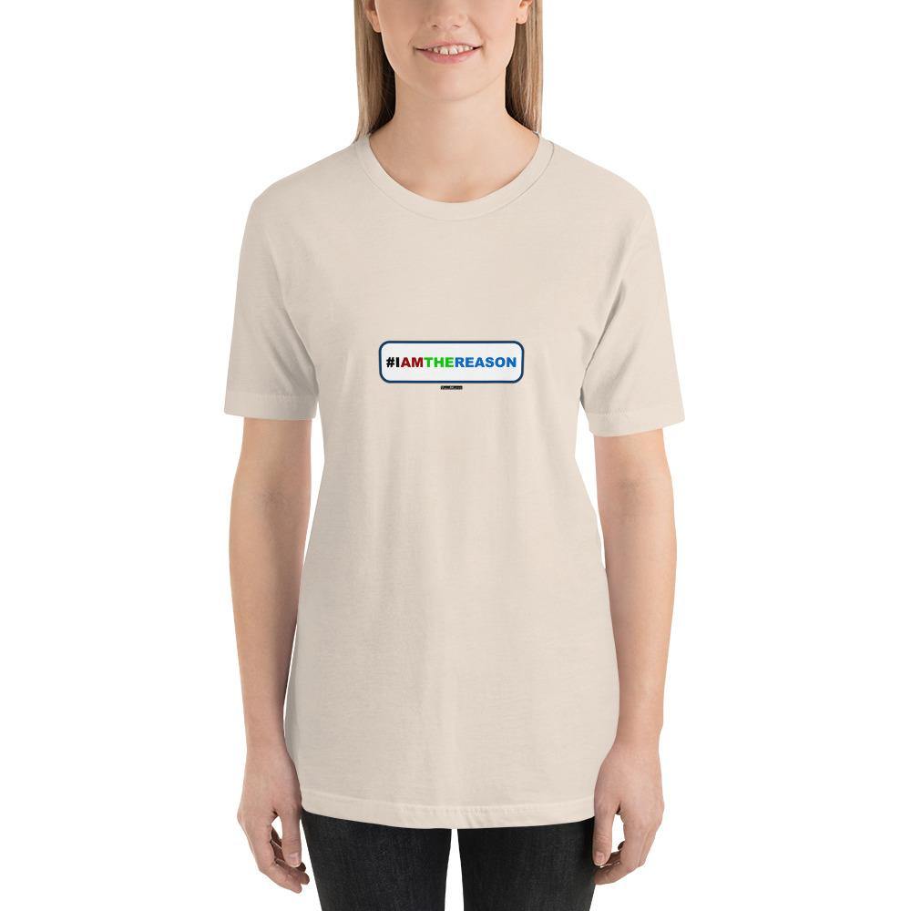 #IAMTHEREASON - Short-Sleeve Ladies' T-Shirt - Unminced Words