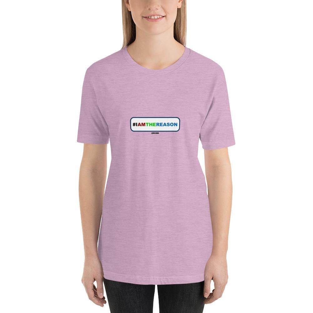 #IAMTHEREASON - Short-Sleeve Ladies' T-Shirt - Unminced Words