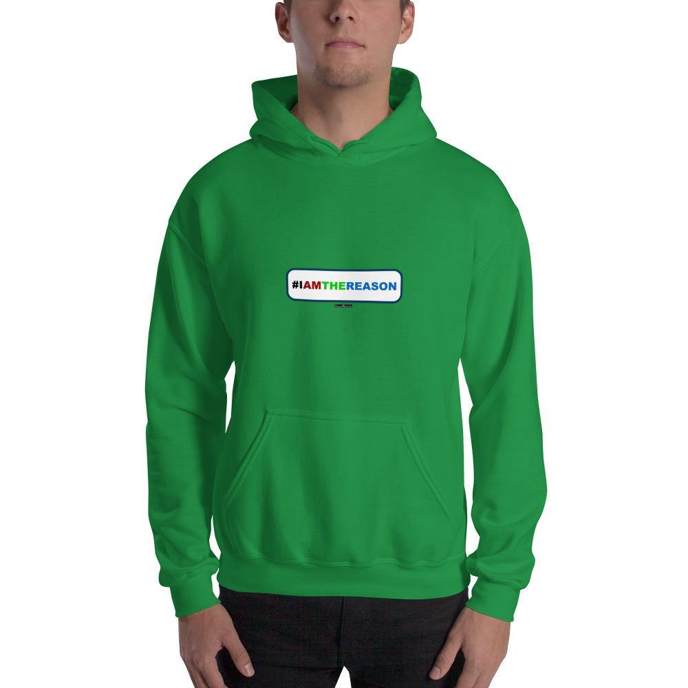 #IAMTHEREASON - Men's Hooded Sweatshirt - Unminced Words