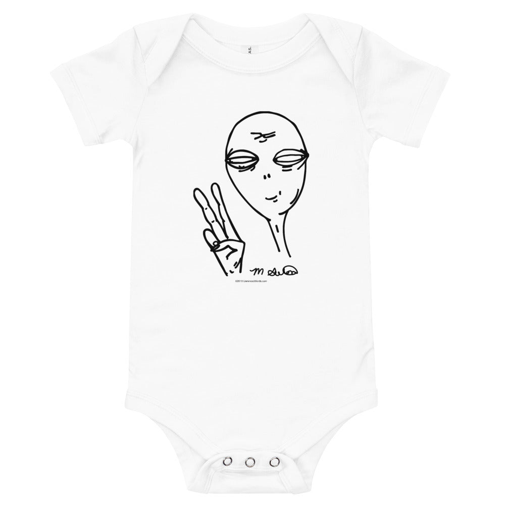 Peaceful Alien - Onesie - Unminced Words