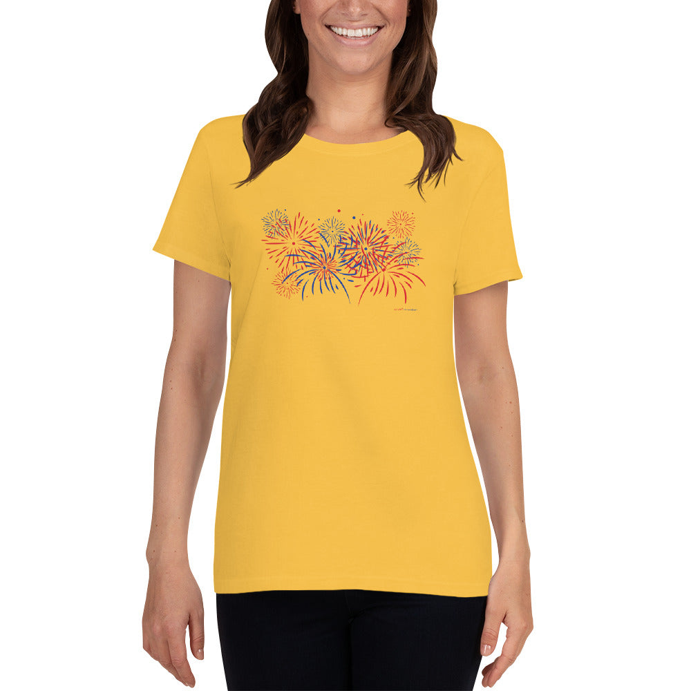 Fireworks - Women's short sleeve t-shirt - Unminced Words