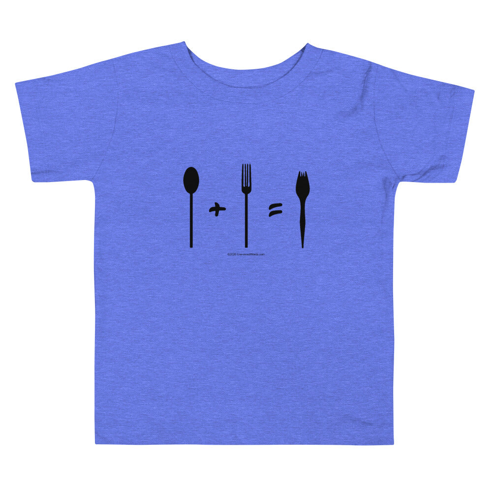 Spork - Toddler Short Sleeve Tee - Unminced Words