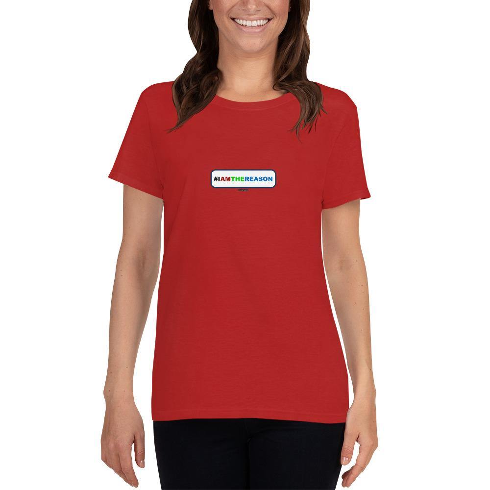 #IAMTHEREASON - Women's short sleeve t-shirt - Unminced Words