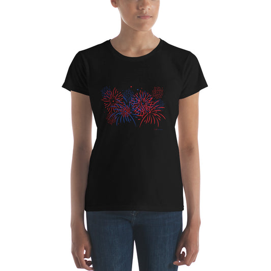 Fireworks - Women's short sleeve t-shirt - Unminced Words