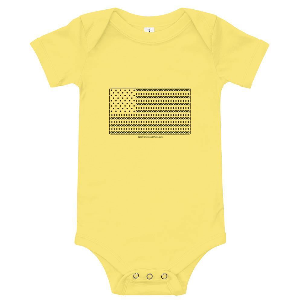 The American Flag - Onesie - Unminced Words
