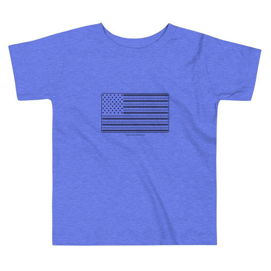 The American Flag - Toddler Short Sleeve Tee - Unminced Words