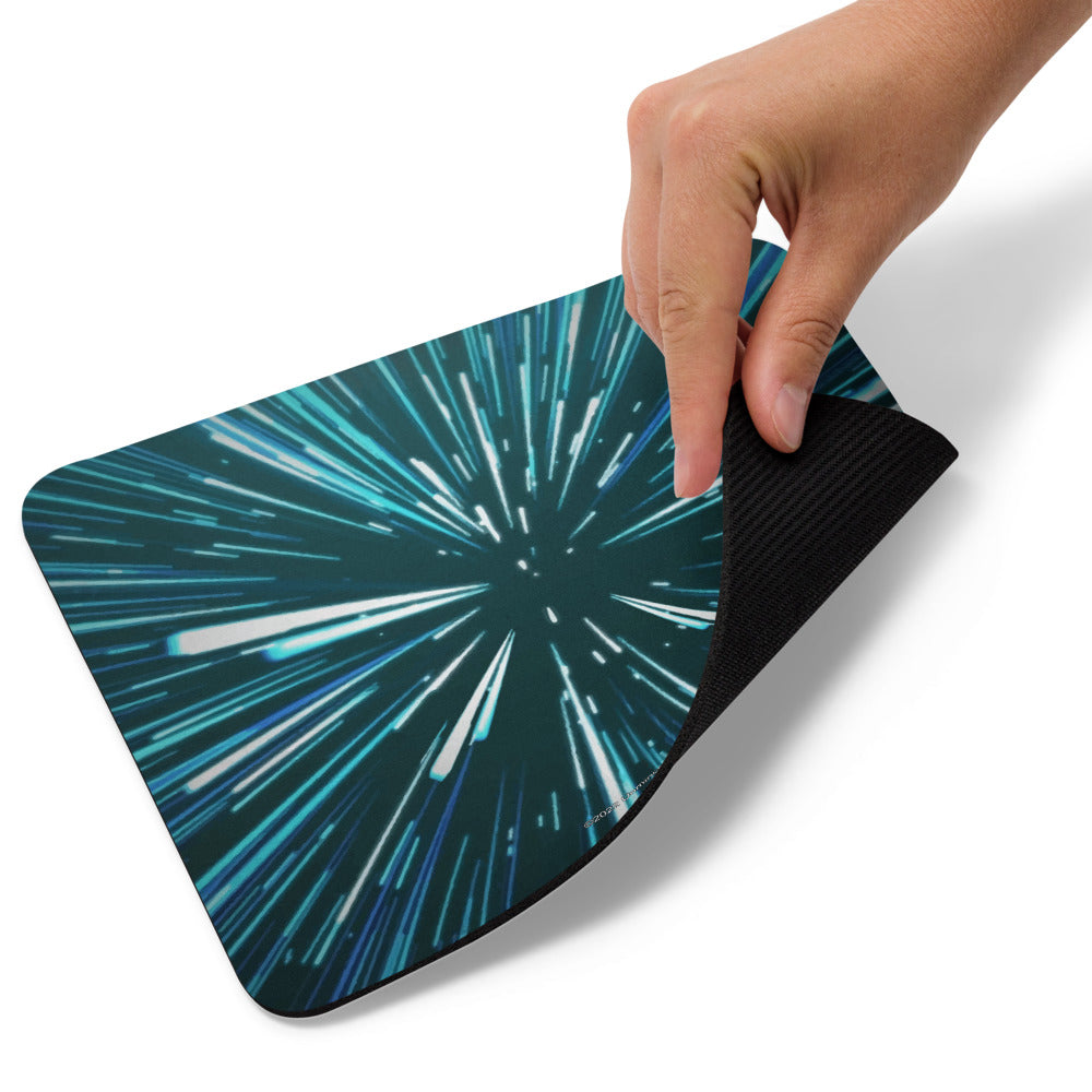Hyperspace Deluxe - Blue Mouse pad