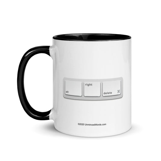 Alt Right Delete - Mug - Unminced Words