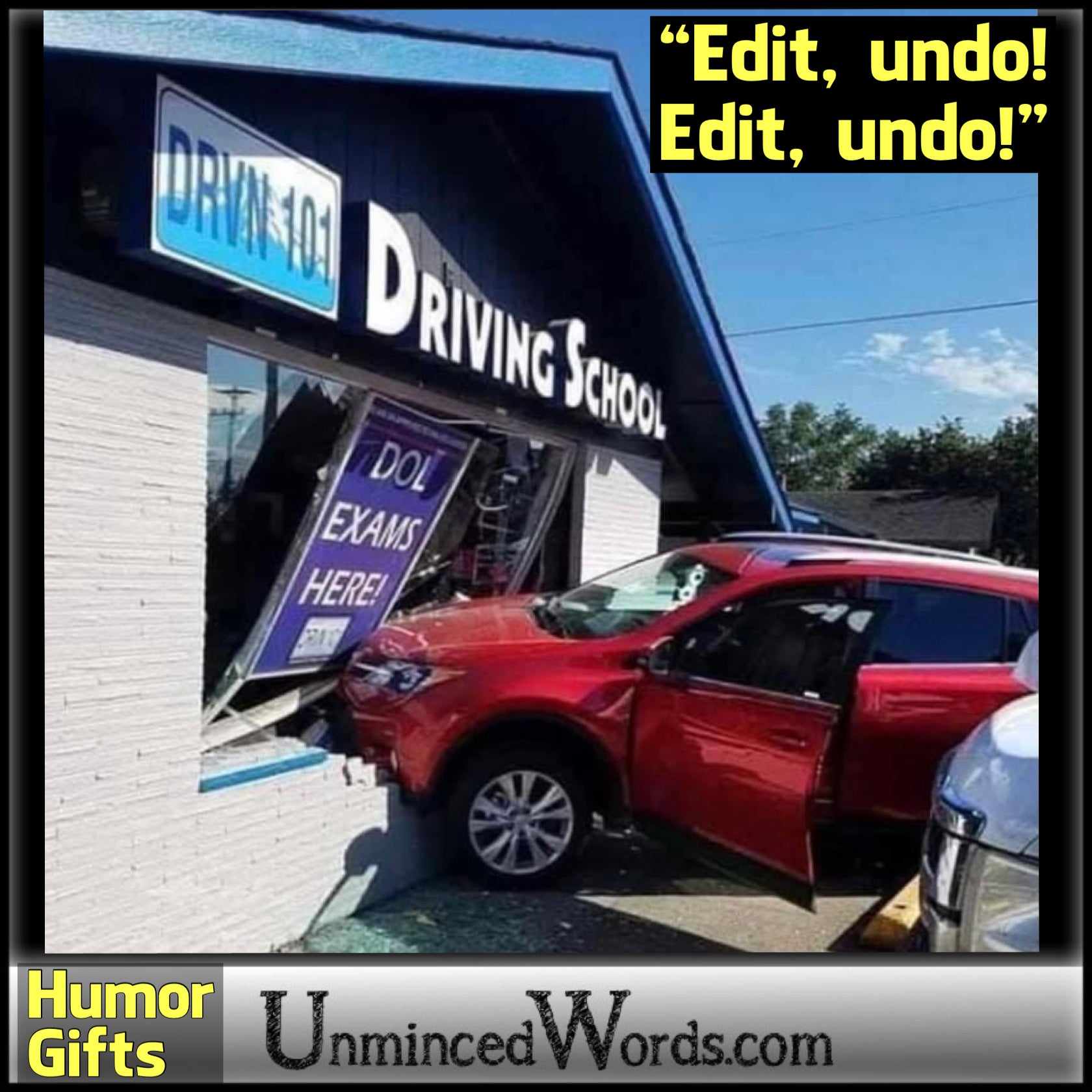 Driving test fail
