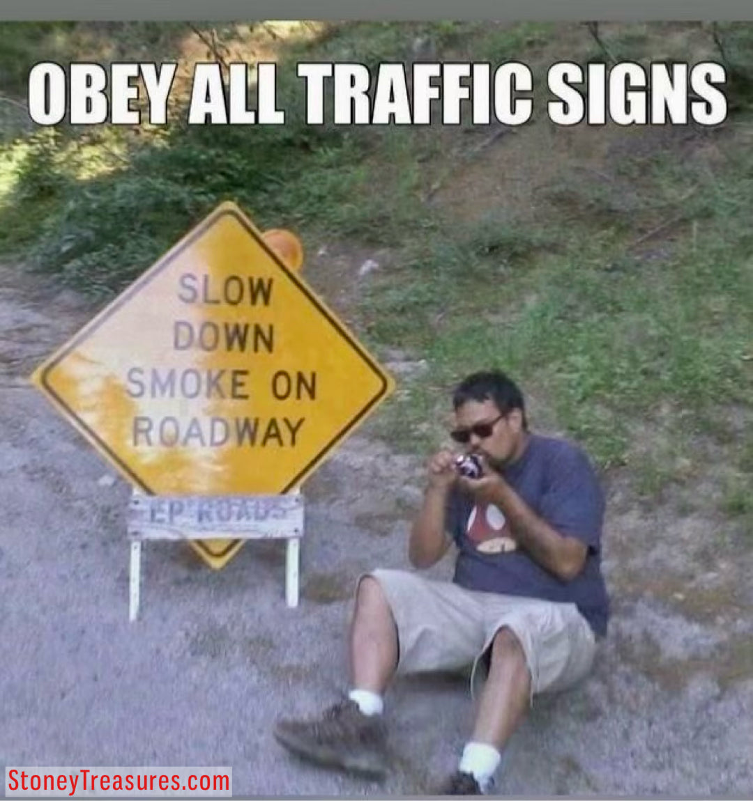 Smoke on the roadway! Lol