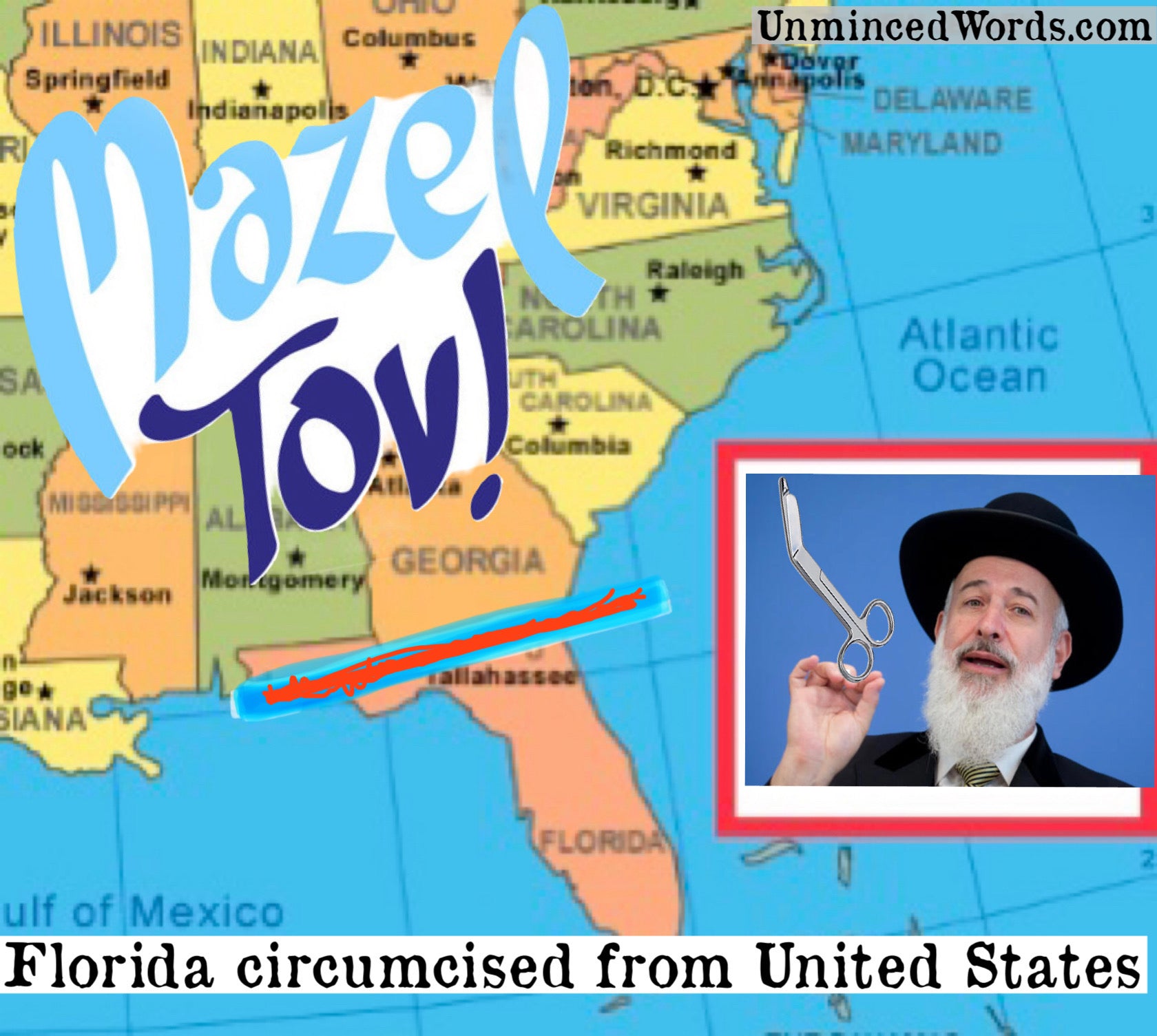 Are we certain we can’t just circumcise Florida from the rest of the United States?