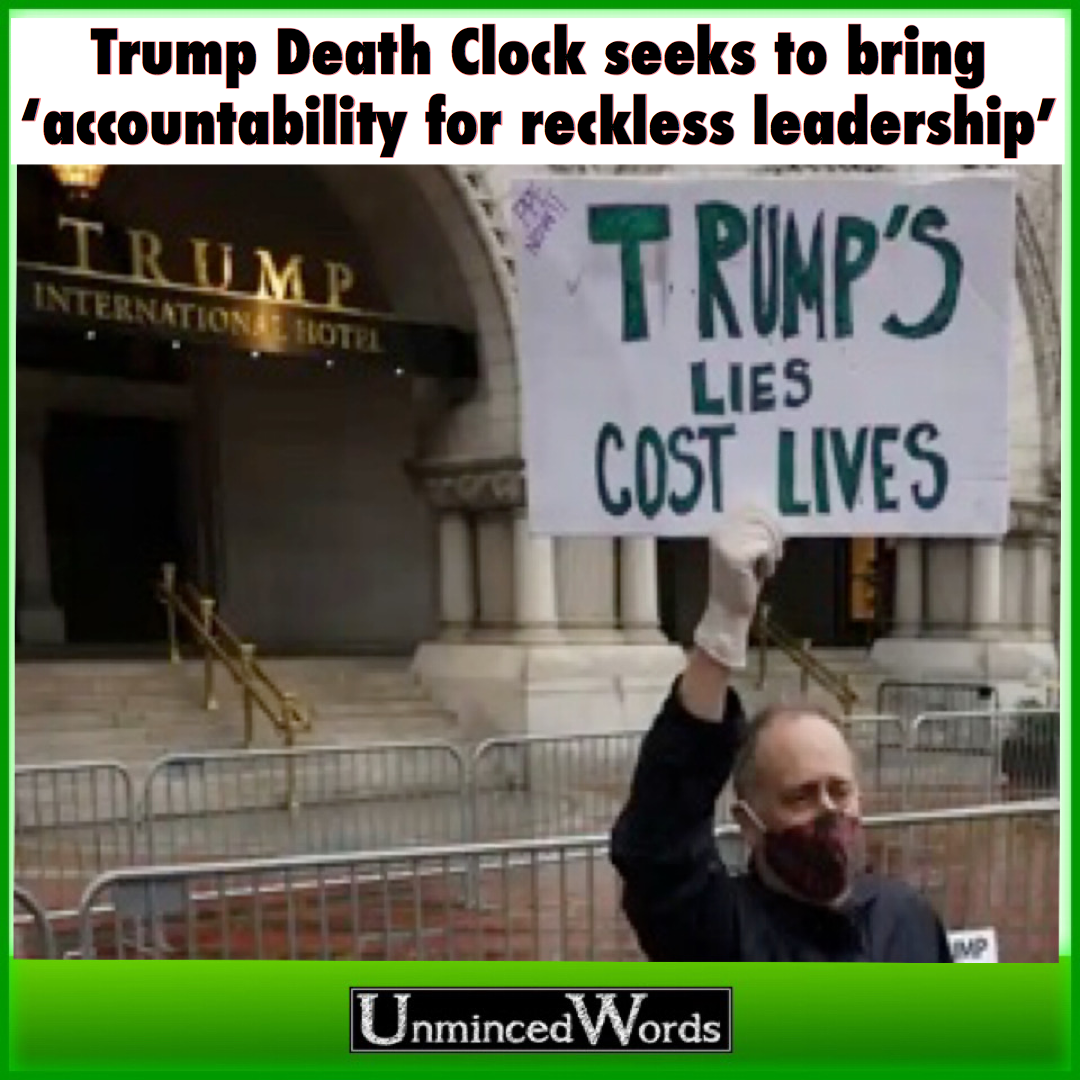Trump Death Clock seeks to bring ‘accountability for reckless leadership’