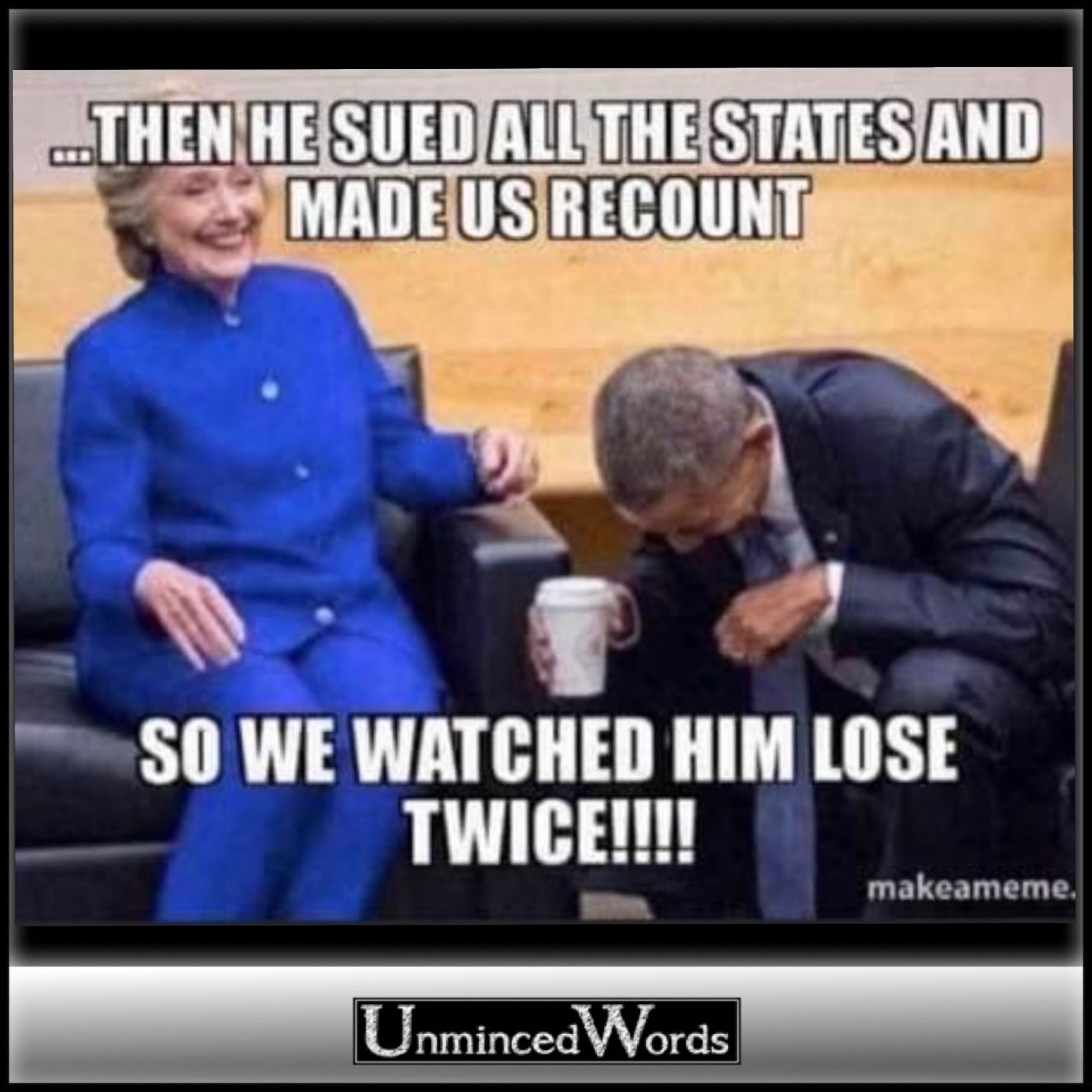 Clinton & Obama meme is your Saturday mood.