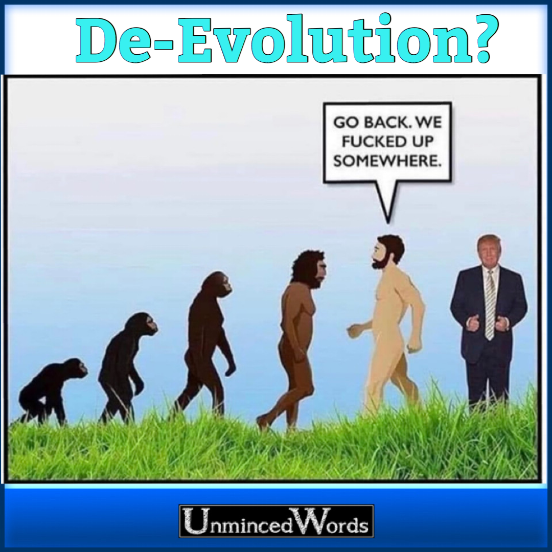 De-evolution might be very real