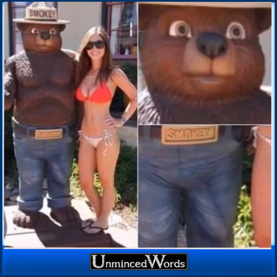 People ask how a guy gets fired for playing Smokey the Bear
