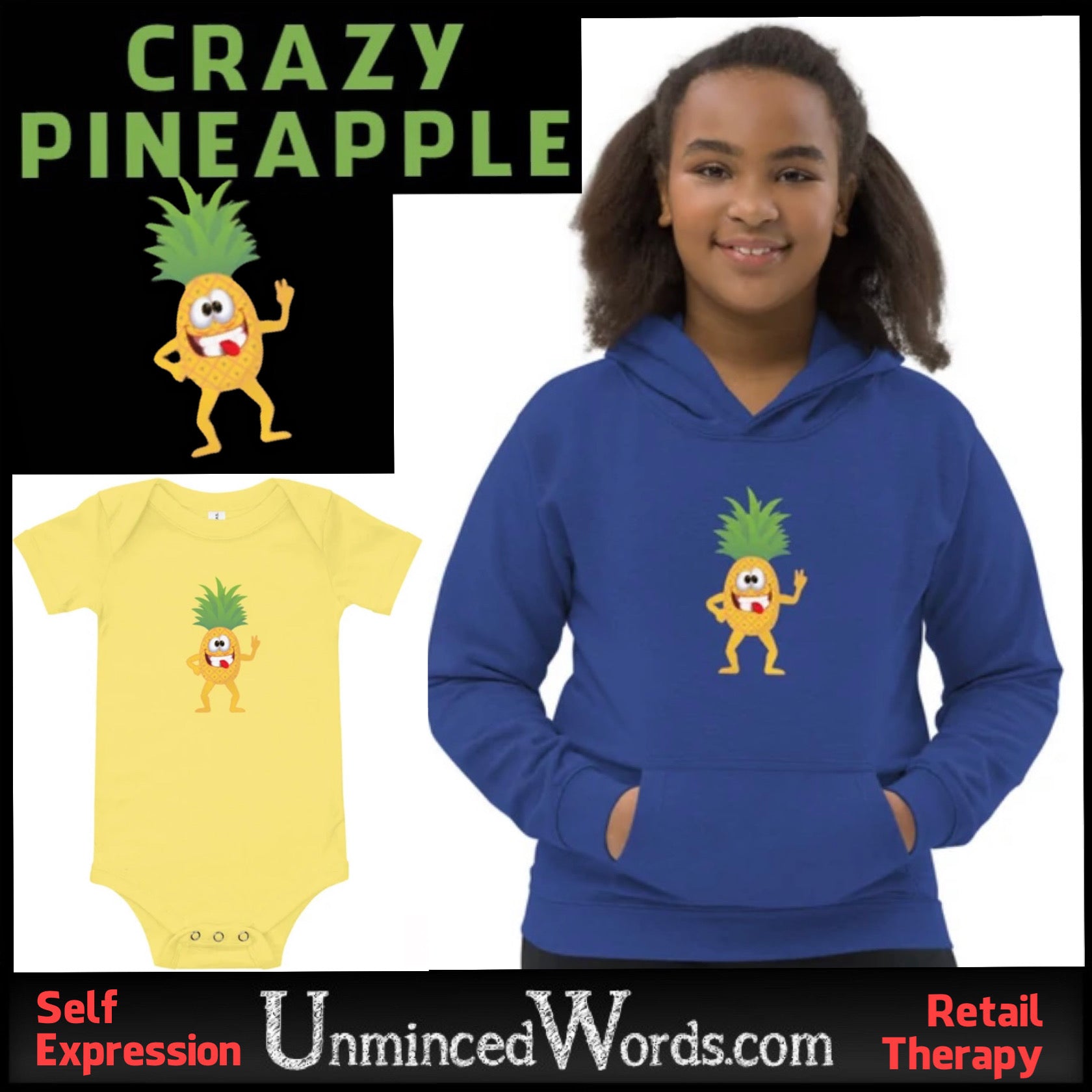 Crazy Pineapple is your kid’s favorite shirt