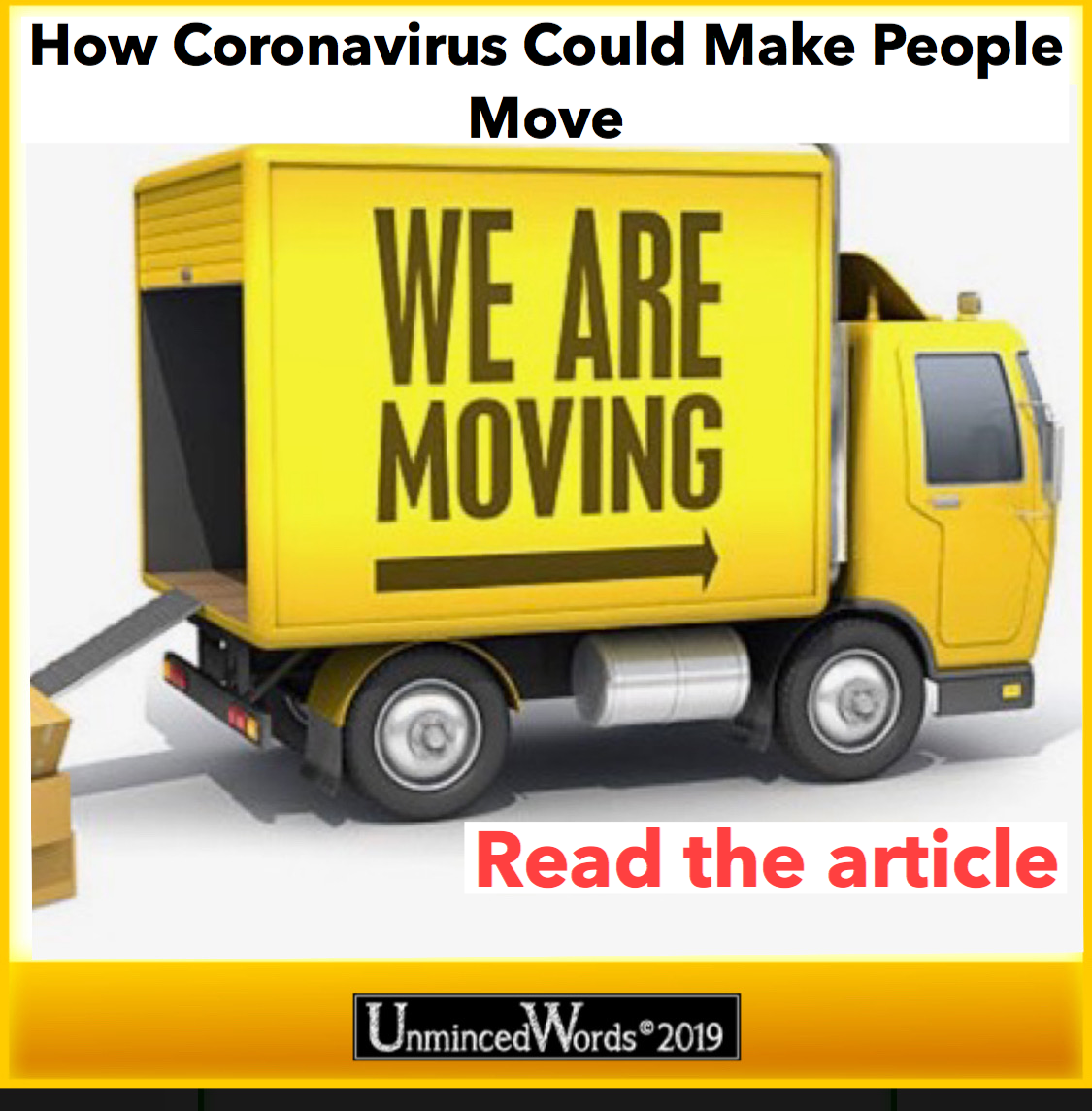 How Coronavirus Could Make People Move