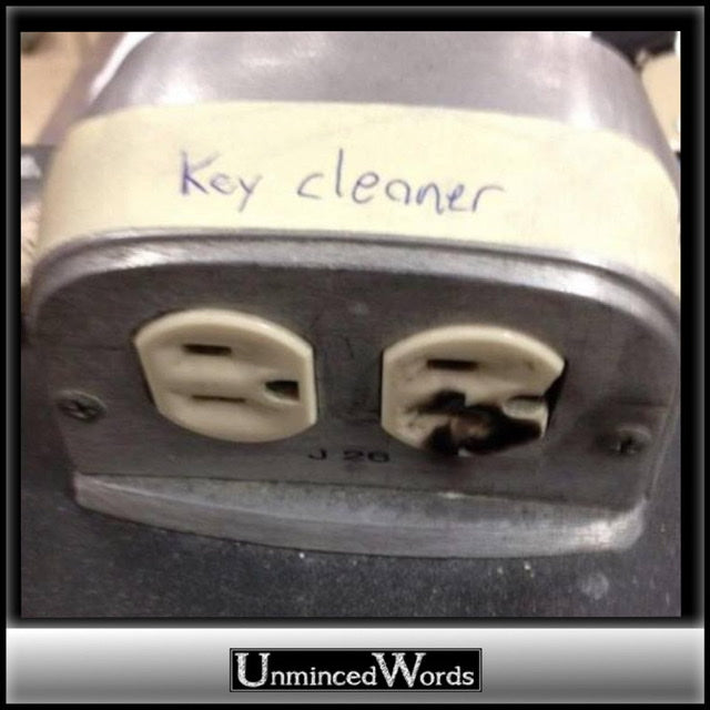 Clean your keys here