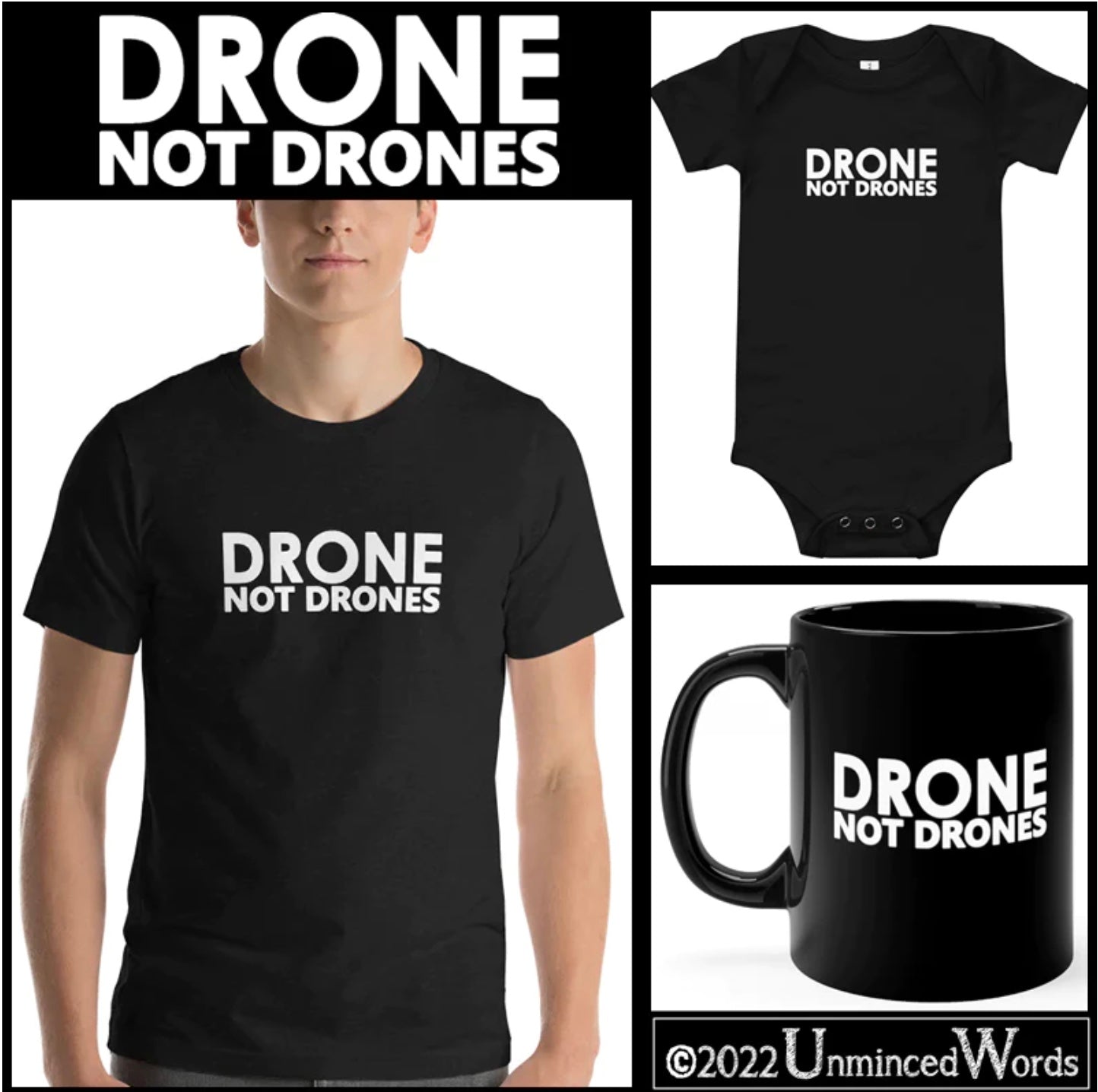 Drone Not Drones gifts are consistent