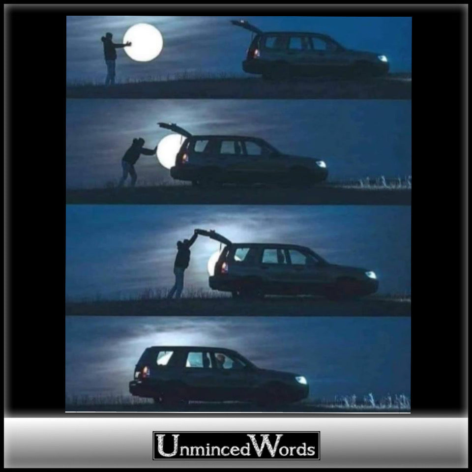 Photos of person stealing the moon  are super cool.