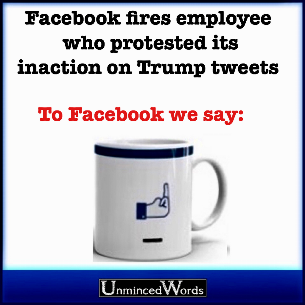 Facebook fires employee who protested...