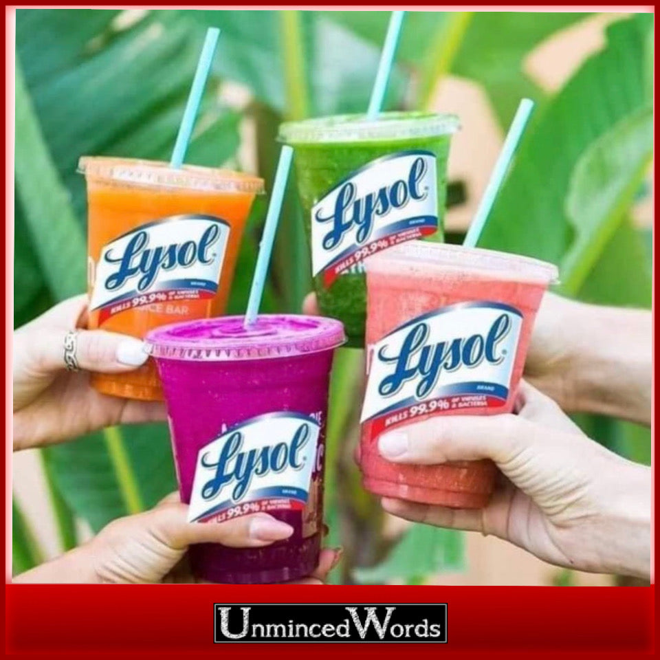 Lysol, now in four delicious flavors!