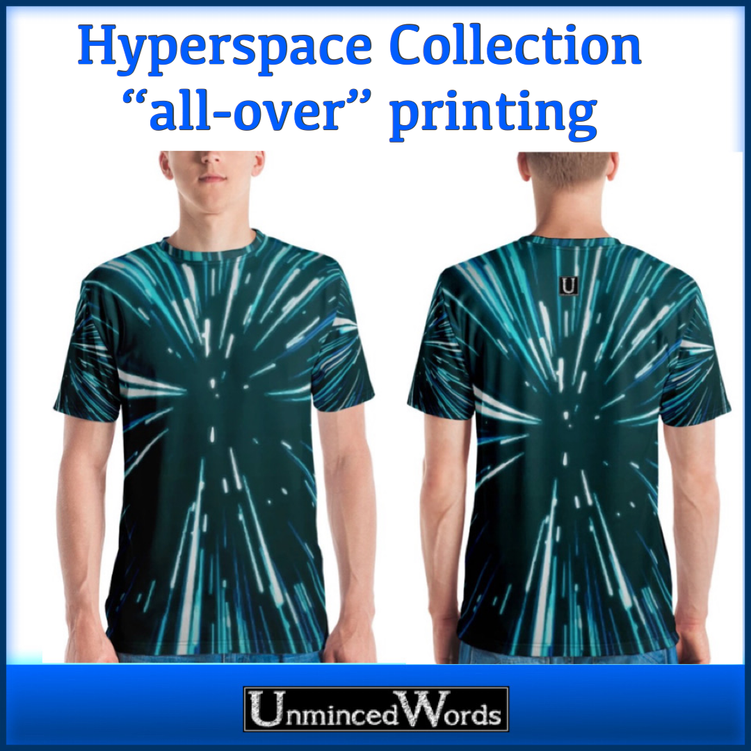 Hyperspace all-over designs are the perfect gift
