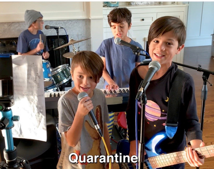 Check out these four brothers and their song "Quarantine"...!