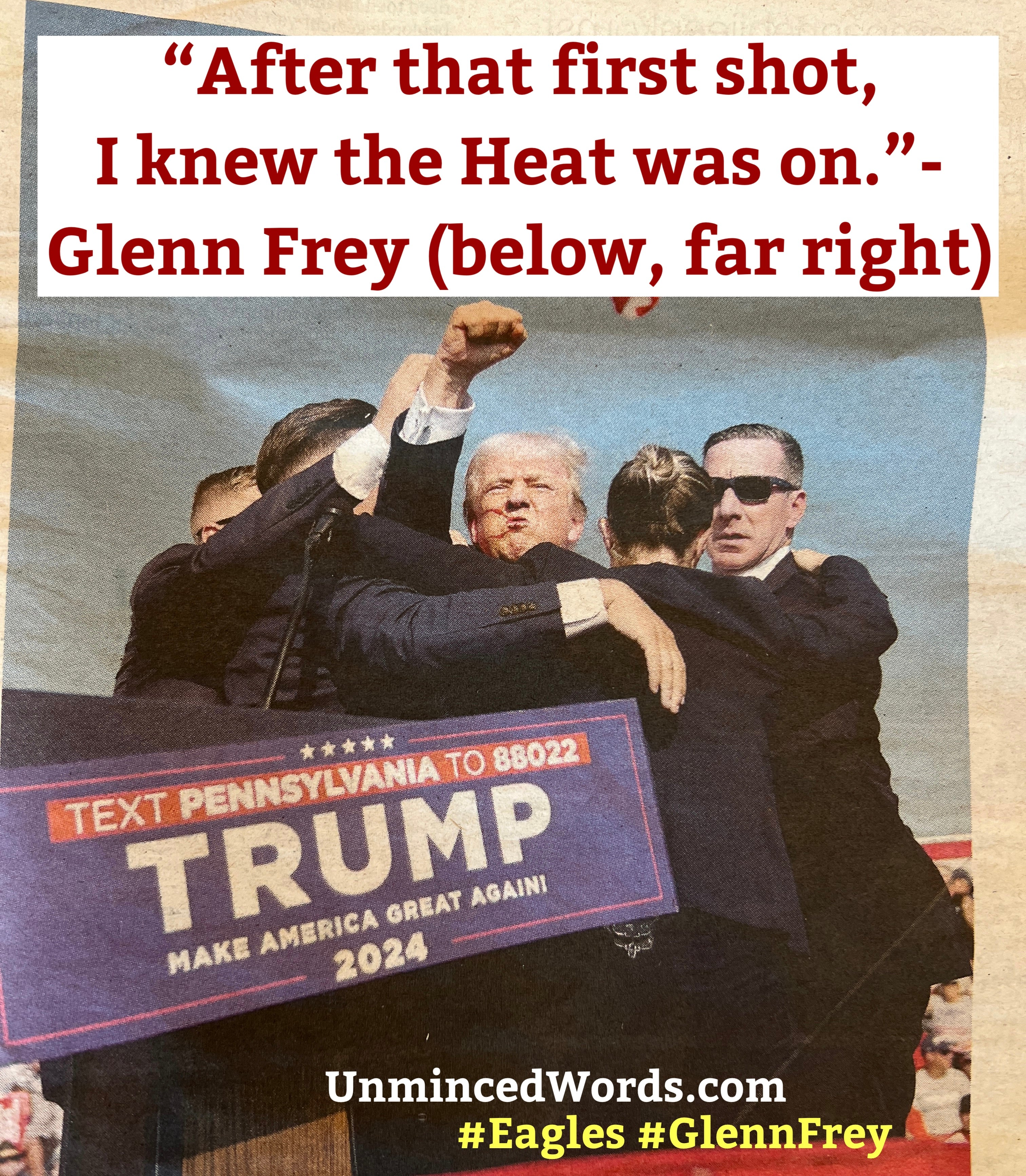 Glenn Frey said the Heat was On!