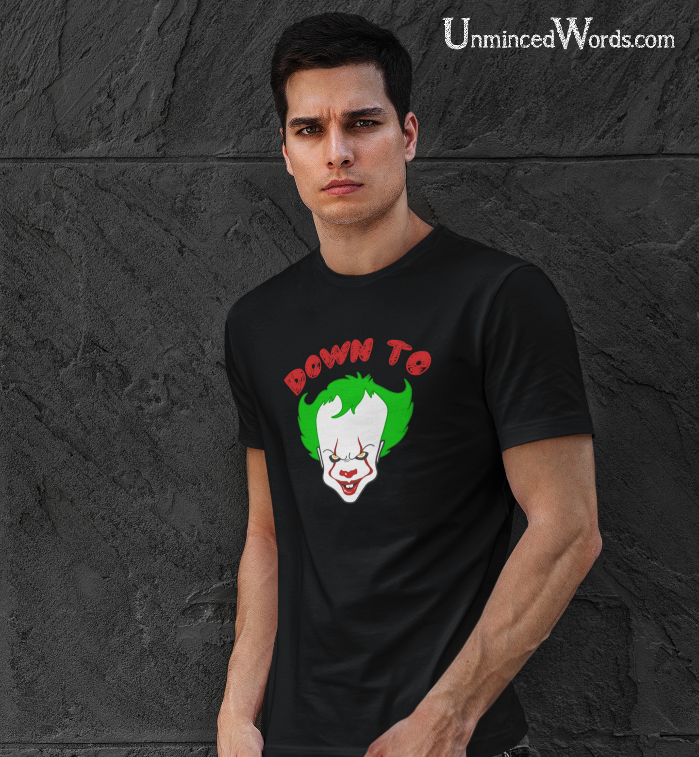 Down To Clown is our fun design for your clowny friend