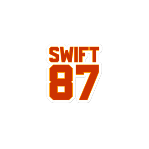 Swift 87 - Bubble-free stickers