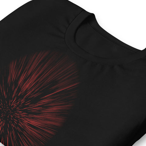 Hyperspace - Red Unisex t-shirt