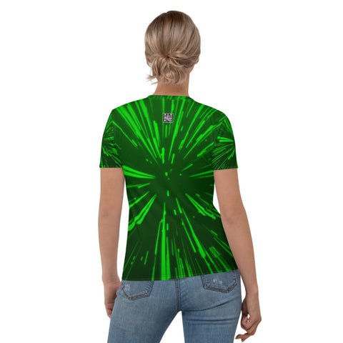 Hyperspace Deluxe - Women's Green T-shirt
