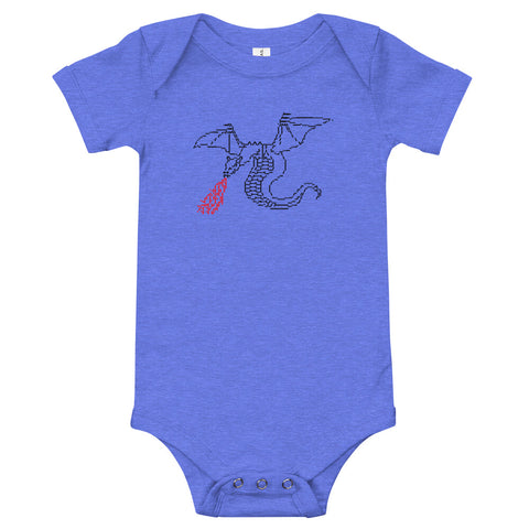 DRAGON ASCII Art - Onesie