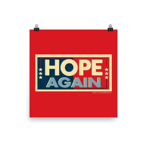 Hope Again - Poster - Unminced Words