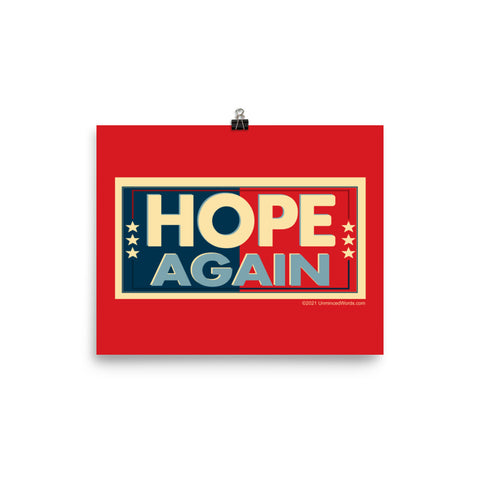 Hope Again - Poster - Unminced Words