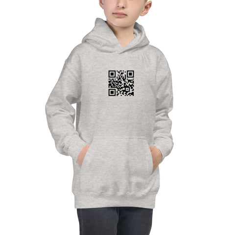 QR Code - Kids Hoodie