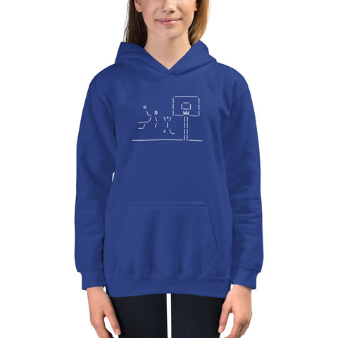 Basketball Dunking - Kids Hoodie