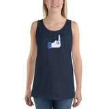 Middle Blue Finger - Unisex Tank Top