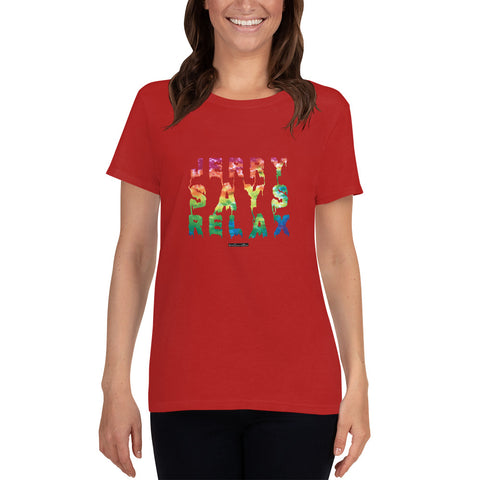 Jerry Says Relax - Women's short sleeve t-shirt - Unminced Words