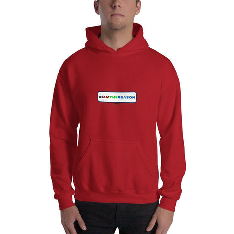 #IAMTHEREASON - Men's Hooded Sweatshirt - Unminced Words