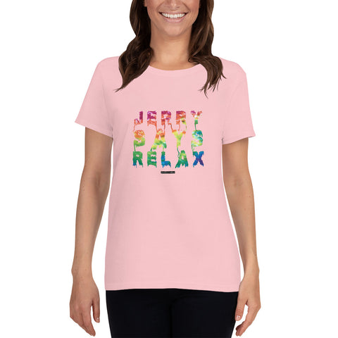 Jerry Says Relax - Women's short sleeve t-shirt - Unminced Words