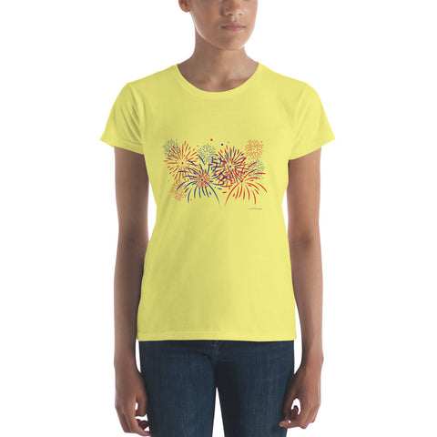 Fireworks - Women's short sleeve t-shirt - Unminced Words