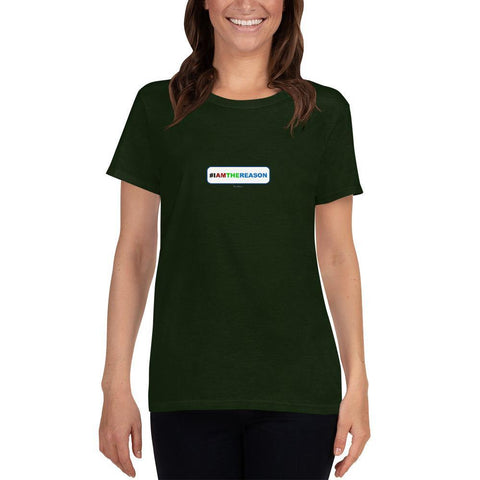 #IAMTHEREASON - Women's short sleeve t-shirt - Unminced Words