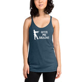 Give Me Brains - Ladies' Tank Top - Unminced Words